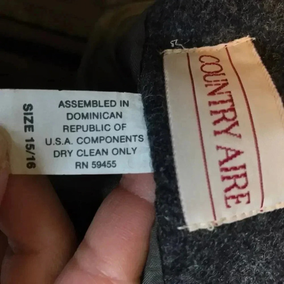 Vintage Country Aire Wool Coat Jacket Women Plus Size 15/16 Pockets - Picture 4 of 8